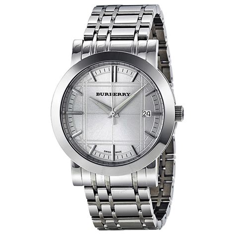 bu1350 burberry watch|Burberry Heritage Silver Dial Stainless Steel Men's .